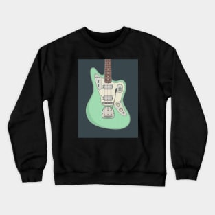 Surf Green HH Jag Guitar Crewneck Sweatshirt